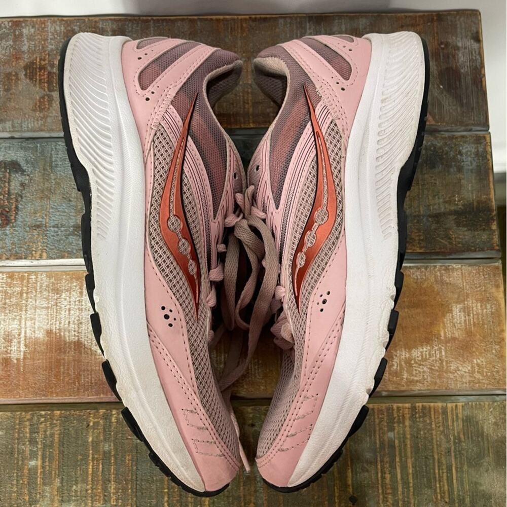 Saucony Women’s Cohesion 15 Running Shoe Pink Size 7 - Picture 6 of 12